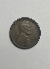 1914-S San Francisco Lincoln Wheat Cent Penny, US 1c Copper Type Coin