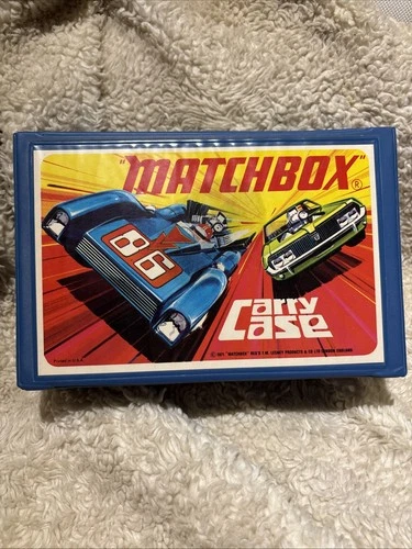 VNTG 1971 Matchbox Lesney Snap Close Carry Case Fits 24 Diecast Toy Car Vehicles