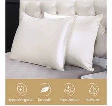 LILYSILK Silk Pillowcase for Hair and Skin King-100% Mulberry Silk 19 Momme