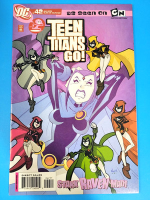 Teen Titans Go! 42 DC Comics 2007 1st App of Emoticlones Low Print Rare