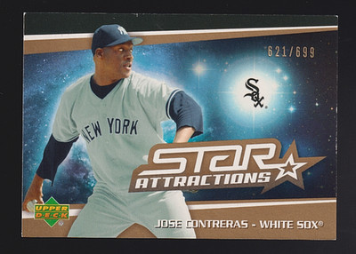 2006 Upper Deck Star Attractions Gold #JC Jose Contreras - Yankees - 727   