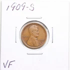 1909-S 1C Lincoln Wheat Cent in VF Condition #6671