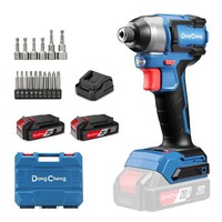 Akku Schlagschrauber BüRstenlos 165Nm 20V 2 Akkus LED Licht Bit Set ZubehöR