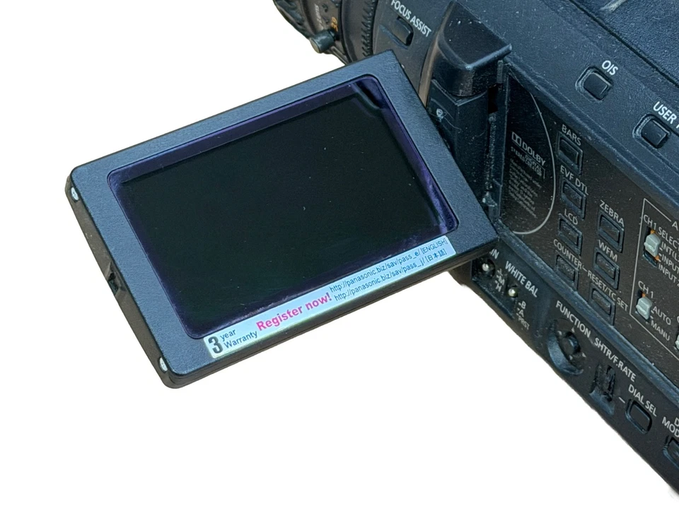 Panasonic AG-AC160A AVCCAM HD Camcorder– 30 Day Warranty! (DA0219) AC160 - Image 3 of 4