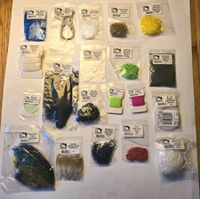 20 Pcs Lot HARELINE DUBBIN, INC Variety FLY TYING Mats 