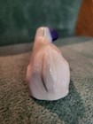 Vintage  ELDRETH POTTERY Sheep/Lamb/Goat Signed  3" Long 1.75" Tall Farmhouse  — photo 2