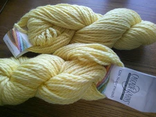 Cascade Yarn 128 Superwash Lemon Yellow 100% Wool 100g 128yd Lot of 2 Skeins