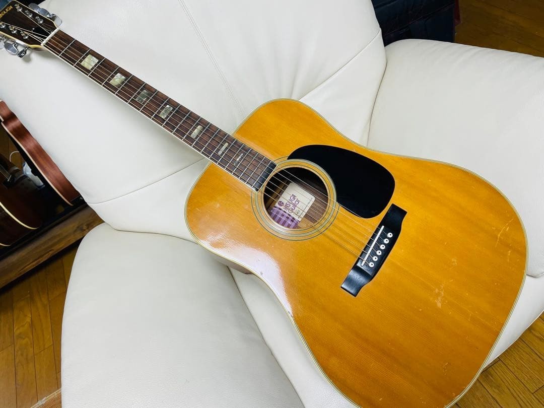 kasuga Kimberly NO D-612 アジャスタブルサドル Acoustic Guitar Kasuga D-612 Rosewood Fingerboard Natural Japan