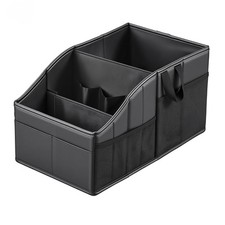 Sturdy Leather Car Storage Support Up to 33 LB of Weight, Black