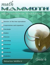 Maria Miller Math Mammoth Grade 6 Skills Review Workbook (Paperback)