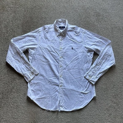 RALPH LAUREN Herren Hemd Shirt Gr XL Classic Fit Pony Logo Business 1708 Weiß - Bild 1 von 4