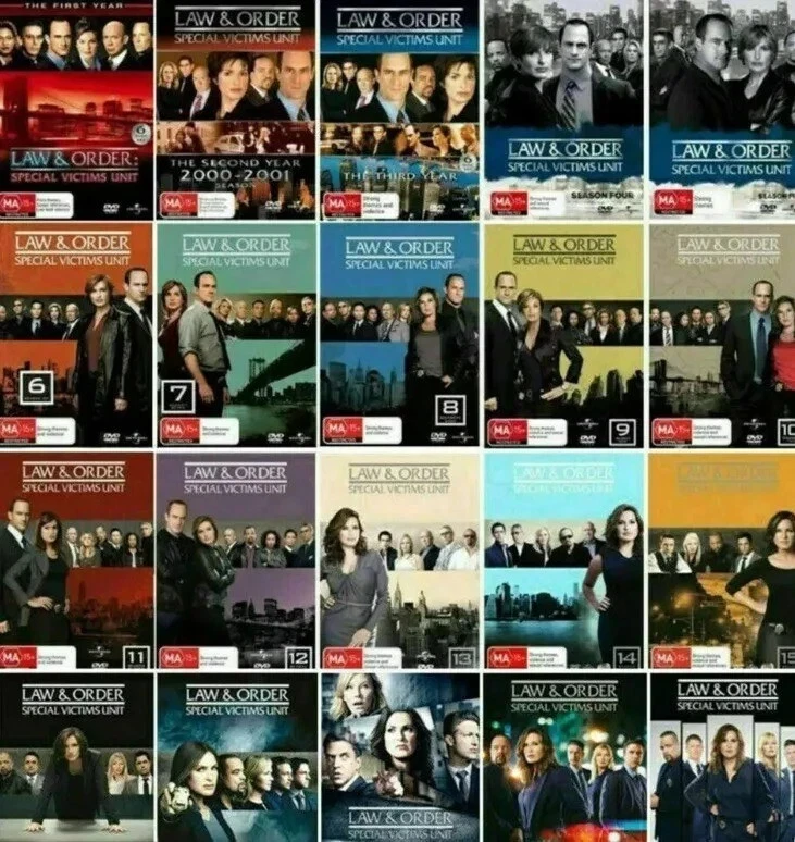 Law And Order Special Victims Unit SVU: Complete Series Seasons 1-25 DVD