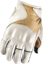 Highway 21 Vixen Womens Leather/Textile Motorcycle Gloves Cream/Tan