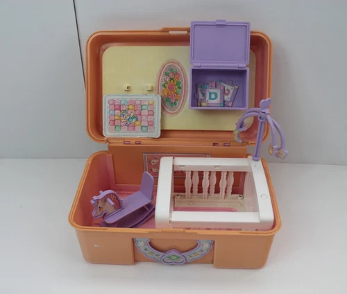 Vintage Mattel Cabbage Patch Nursery Carry Case Playset - Incomplete (1009) *