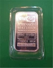 Silver Johnson Matthey 1 Oz .999 Fine S/N B794355