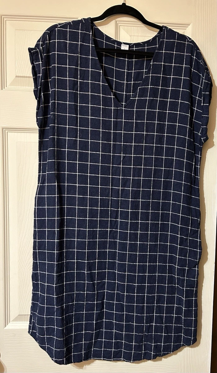 Linen Check Casual Dresses for Women for sale | eBay