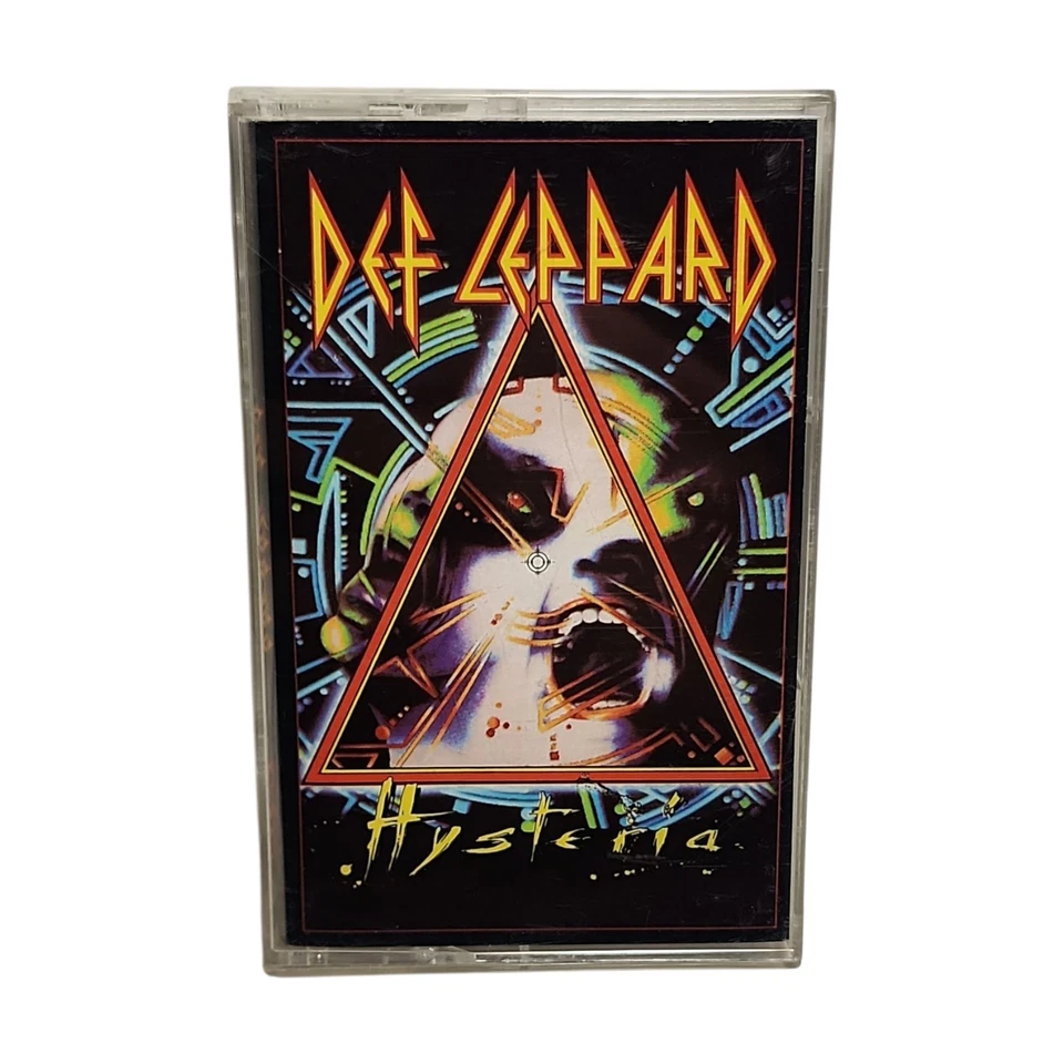 Hysteria by Def Leppard Cassette Tape 1987 Rock Music PolyGram Records Vintage - Image 3 of 4