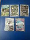 Lot de 5 Cartes pokémon rares, flamme blanche/foudre noire