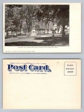 Haverhill, MA-Massachusetts, City Hall Park Duston Monument Vintage Postcard