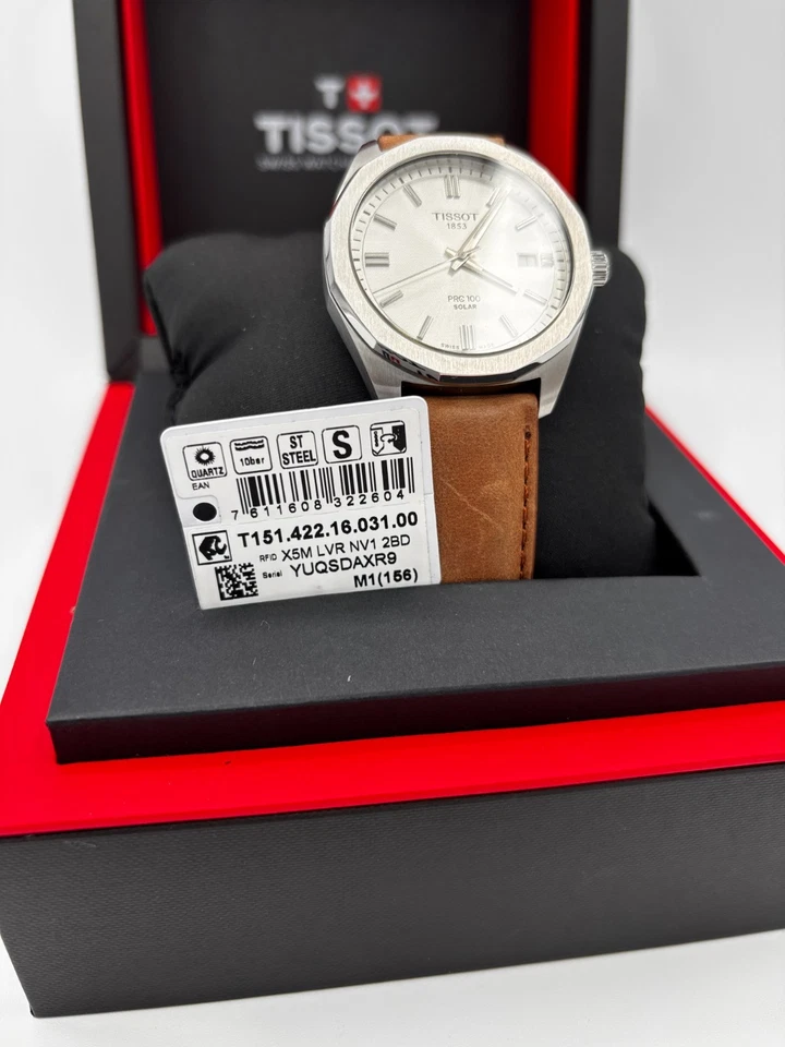 Reloj Hombre Tissot PRC 100 Cuarzo Solar 39mm T1514221603100 / T151.422.16.031.00 Foto 2 de 4