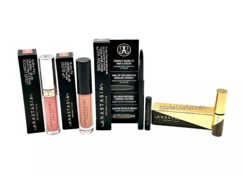 Anastasia Beverly Hills Medium Brown Brow Gel Toffee Crush & Bag 5-Pc Travel Set - Picture 2 of 8
