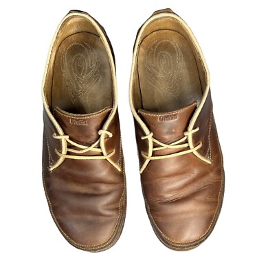 OluKai Honolulu Lace 10200-9B21 Brown Leather Casual Mens US  display picture 1
