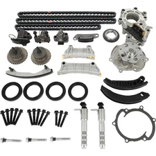 Timing Chain Kit Oil Pump For Cadillac Suzuki 3.6L W/Water Pump VTC Solenoid
