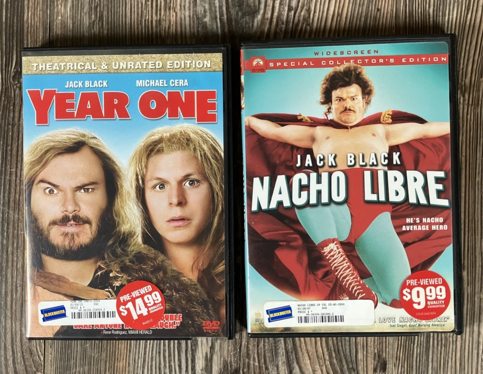 JACK BLACK DVD 5 Lot Year One, Nacho Libre, Tenacious D, Goosebumps, Jumanji - Image 2 of 4
