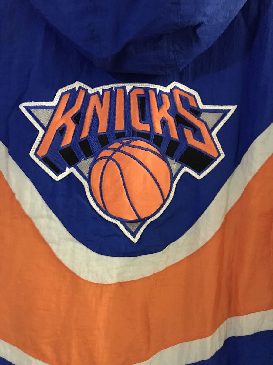 Vintage 90s Apex One NBA NY Knicks Puffer Full Zip Hoodie Vintage 90s Apex One NBA NY Knicks Puffer Full Zip Hoodie