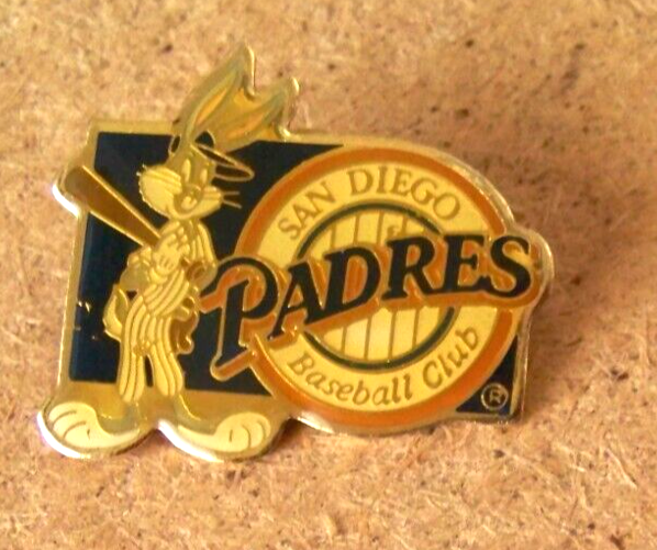 1992 SD San Diego Padres pin Bugs Bunny Looney Tunes MLB