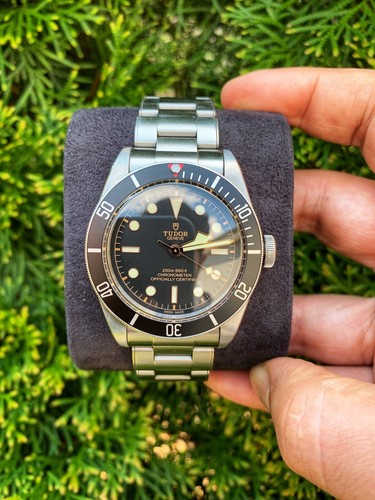 TUDOR Black Bay Heritage 41mm Men's Black Pink Index 79230N Complete Set  MINT 842047140369 | eBay