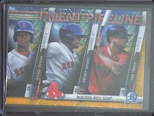 2017 Bowman Chrome Talent Pipeline Gold Mojo Refractor #TPM-BOS Rafael Devers