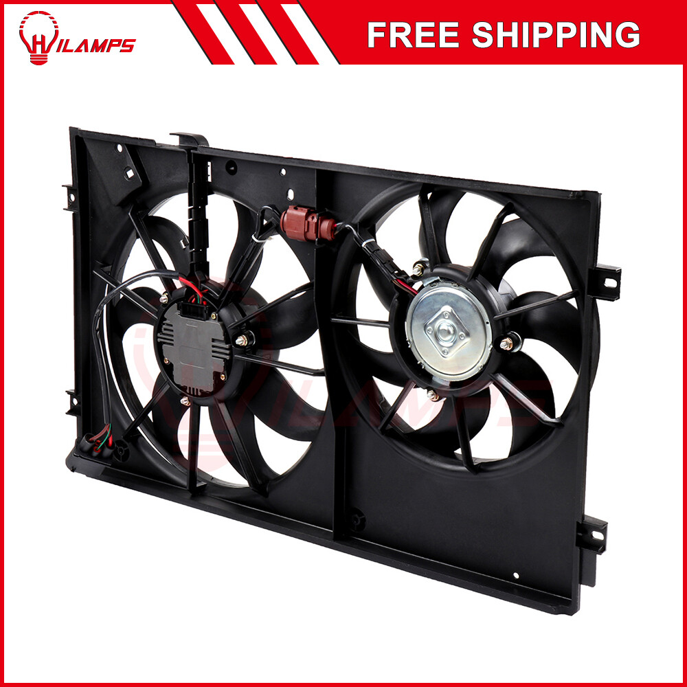 Jeeto Radiator Fan For 2009 2010-2013 Volkswagen Jetta Radiator Condenser Cooling Fan | eBay