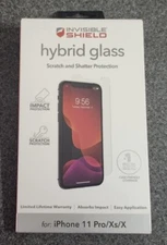 Invisible Shield Hybrid Glass Screen Protector for Apple iPhone 11 Pro/X/Xs