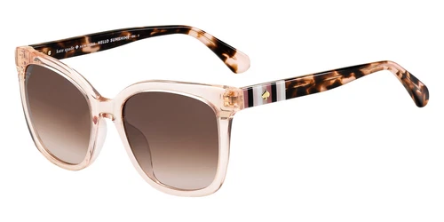 New Kate Spade New York KS KIYA/S Sunglasses 0733/HA Peach/ Brown 53-19-140