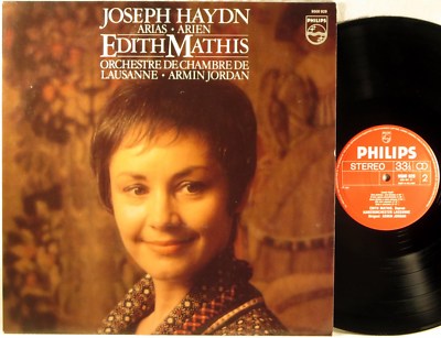 PHILIPS 1981 HOLLAND Haydn EDITH MATHIS Arias ARMIN JORDAN 9500 929 NM