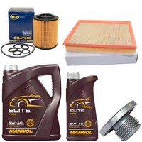 MotoröL Filter Set 5W40 6 Liter + ÖLablassschraube FüR Opel Astra H GTC 1.7 Cdti