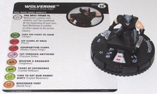 MARVEL HEROCLIX DEADPOOL AND X-FORCE FAST FORCES COMMON WOLVERINE 002 WITH CARD