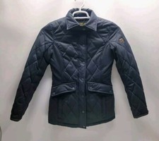 Dubarry Women's Eu 34 / Uk 8 (xs) Diamond Quilted Primaloft Black Puffer Jacket
