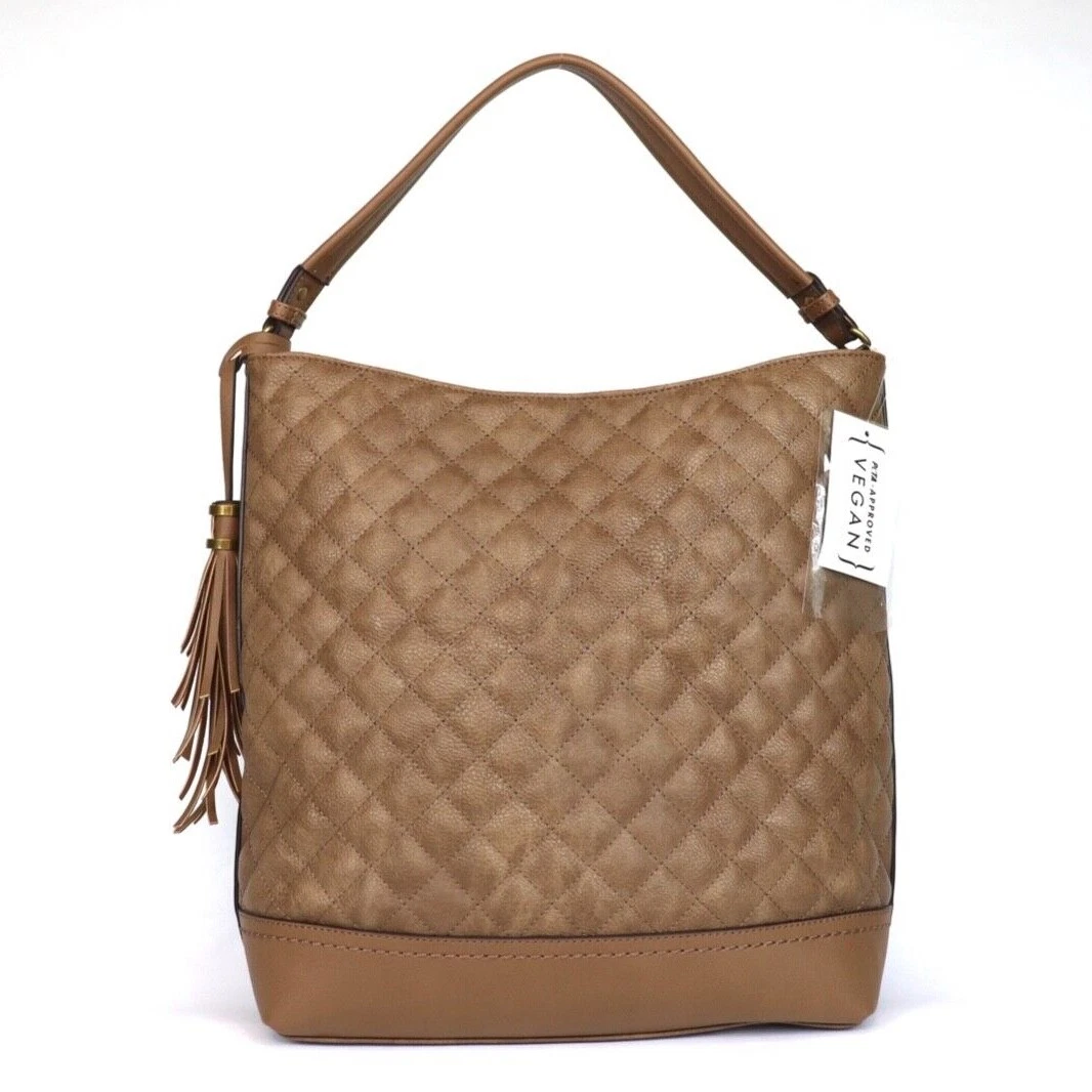 Darcy Marks London Vegan Leather Handbag Brown Taupe | eBay