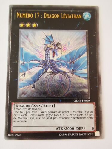 Yugioh! GENF-FR039 Number 17: Leviathan Dragon Ultimate NEW Unl Edition - Photo 1/2