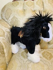 DISNEY STORE PIXAR BRAVE ANGUS MERIDA'S HORSE BLACK CLYDESDALE ANGUS 15" PLUSH