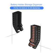 AA/AAA Battery Storage Bracket Battery Wall Mount Storage Bracket