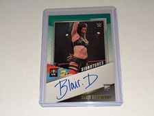 Blair Davenport NXT Panini 2022 SIGNATURES Autographed Wrestling Card Gold Foil