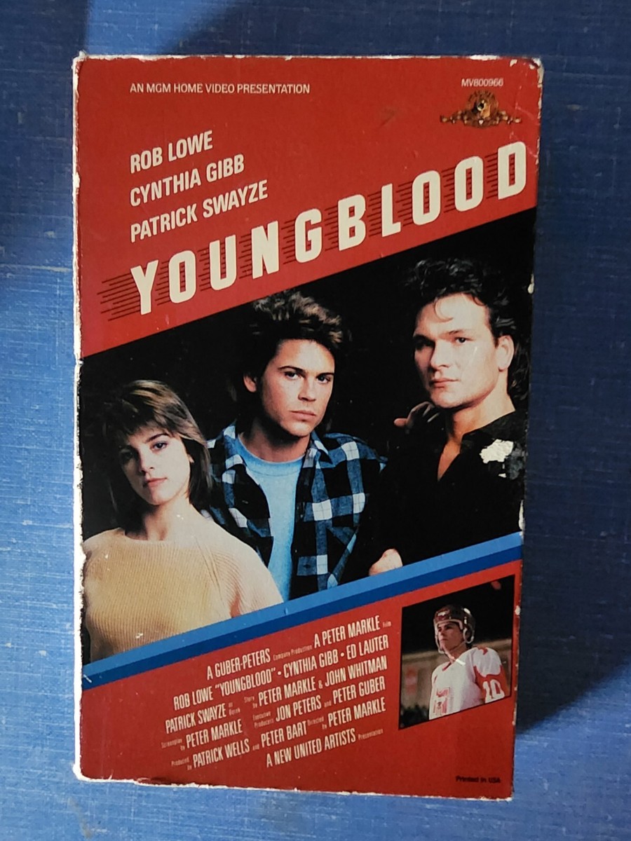 YOUNGBLOOD PATRICK SWAYZE ROB LOWE KEANU REEVES VHS BIG BOX