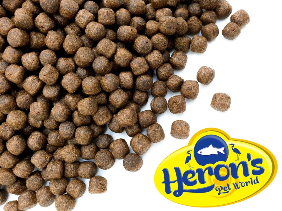 HERONS Koi Growth & Colour Pellets 4.5mm 6mm 8mm PREMIUM POND FISH FOOD 10g-5kg