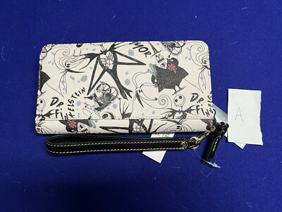 Disney Dooney & Bourke Nightmare Before Christmas Wallet Wristlet