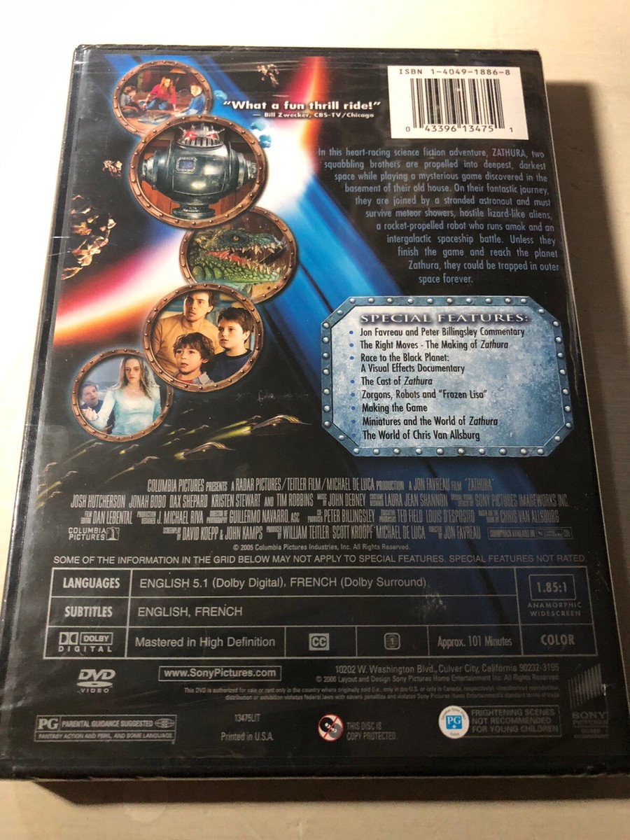 Zathura (2005) DVD NEW Sealed Sci-fi Adventure Special Edition