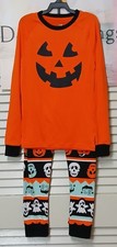 Halloween Kids Size 10 Pajamas 2-piece Set Pumpkins