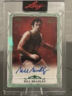 2026 Leaf Art of Sport BA-BB1 Bill Bradley Autograph Holo Green 5/5